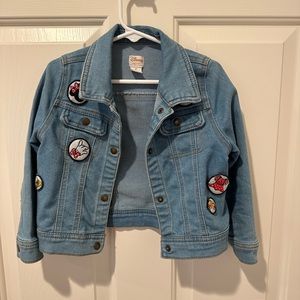Disney collection by Tutu Couture Disney jean jacket size 4T.